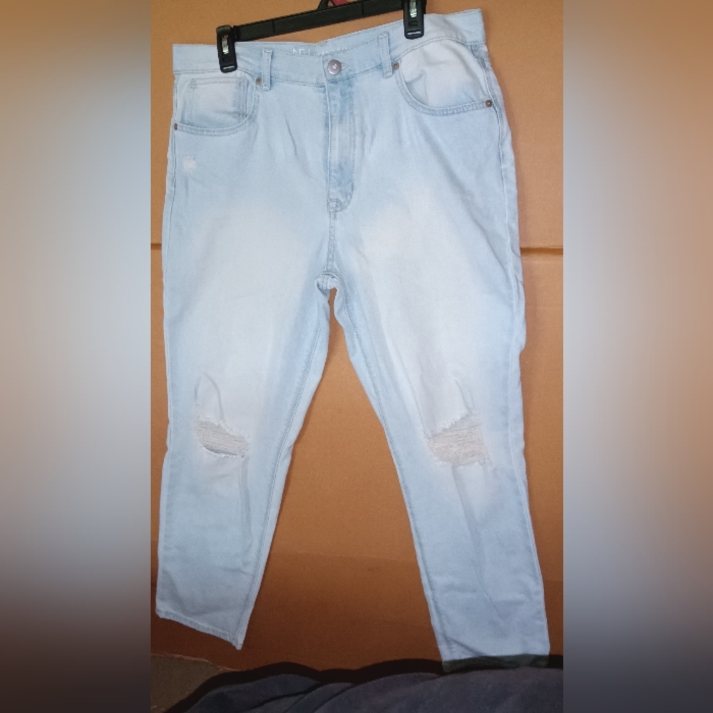 No Boundaries Light Blue Ripped Skinny Jeans